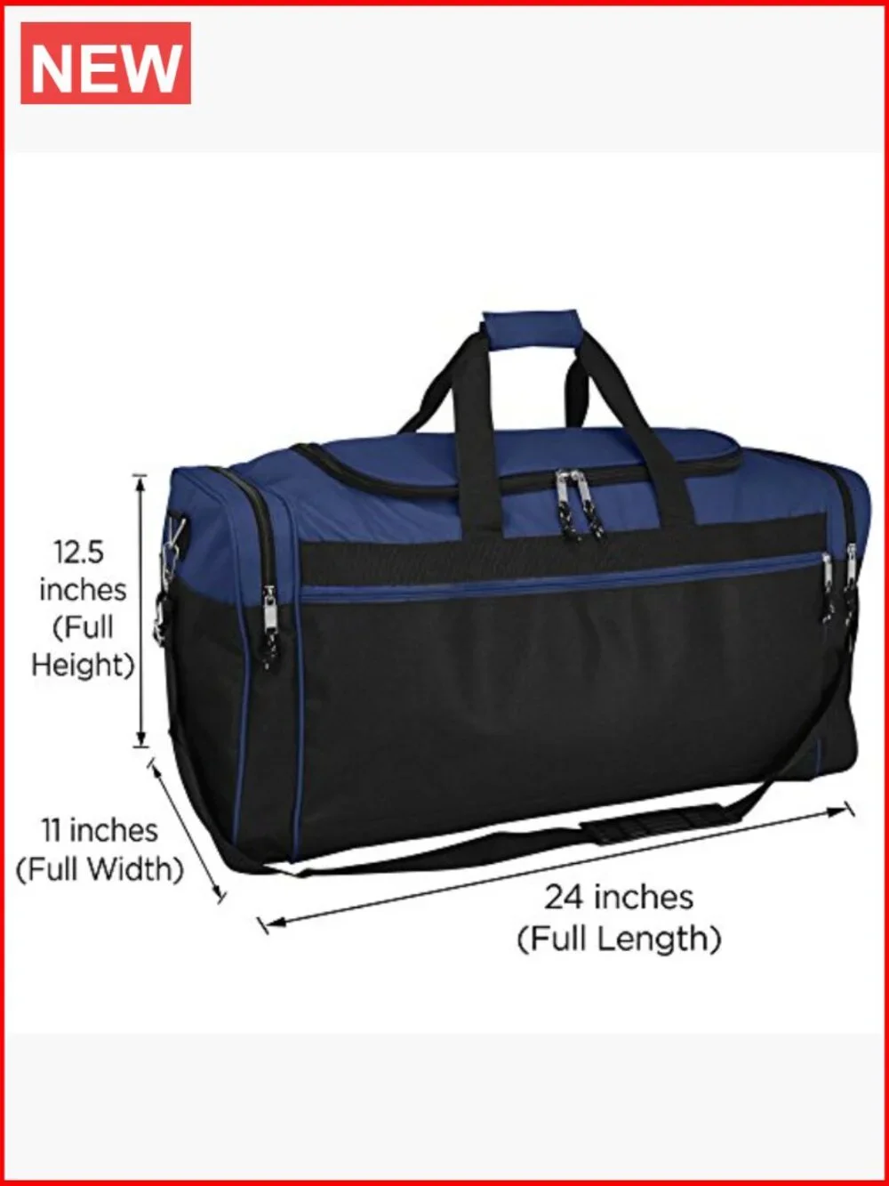 Extra Large Travel Duffle Bag with Adjustable Strap